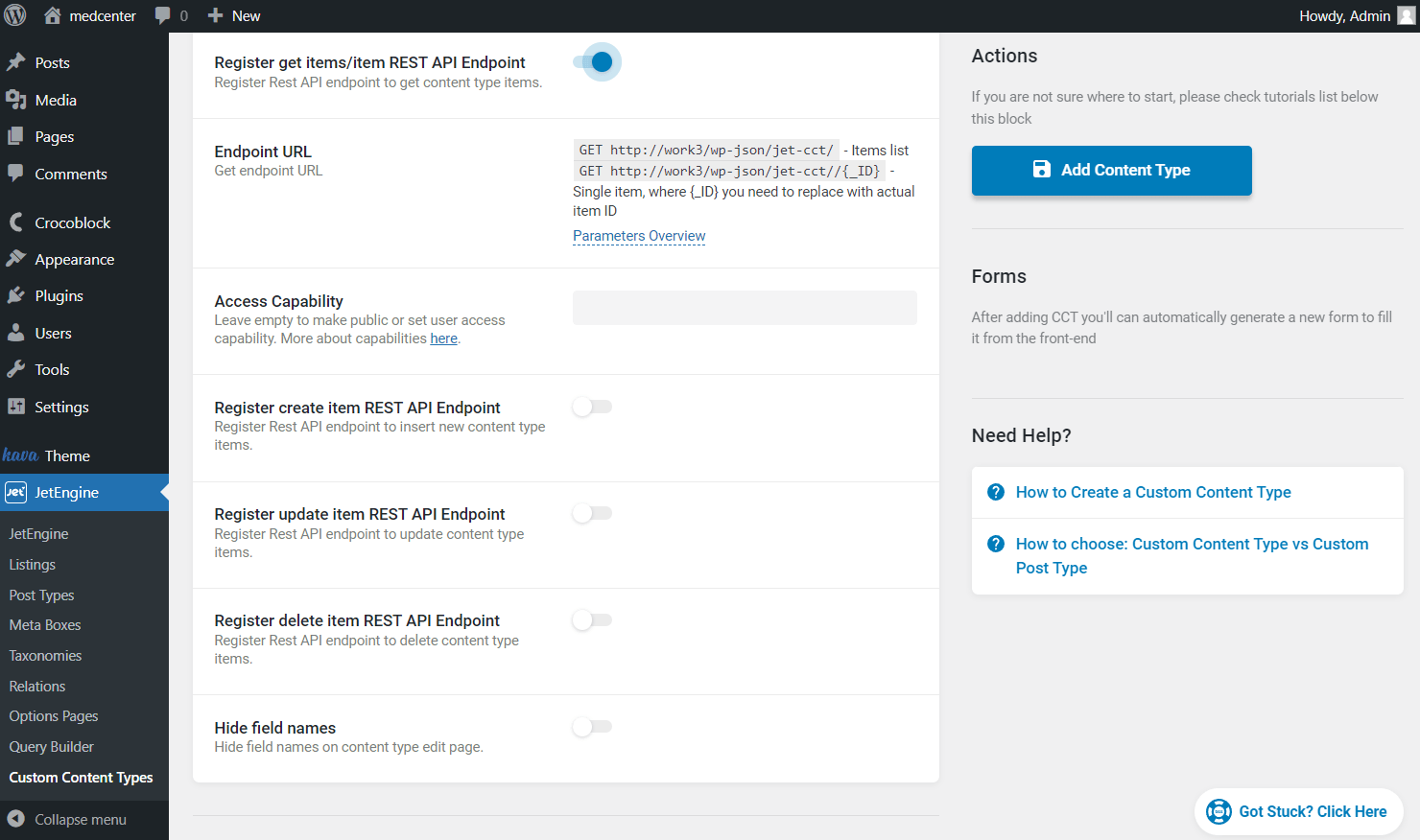 Rest API Overview — JetEngine Crocoblock