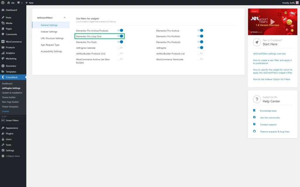 How to Apply Filters to Elementor Pro Loop Grid — JetSmartFilters Crocoblock