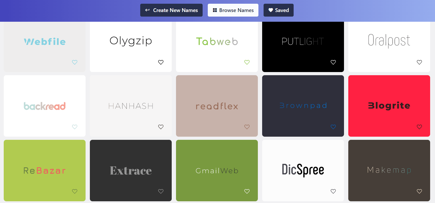 Best 5 Free Brand Name Generator sites Business Name Ideas (2022