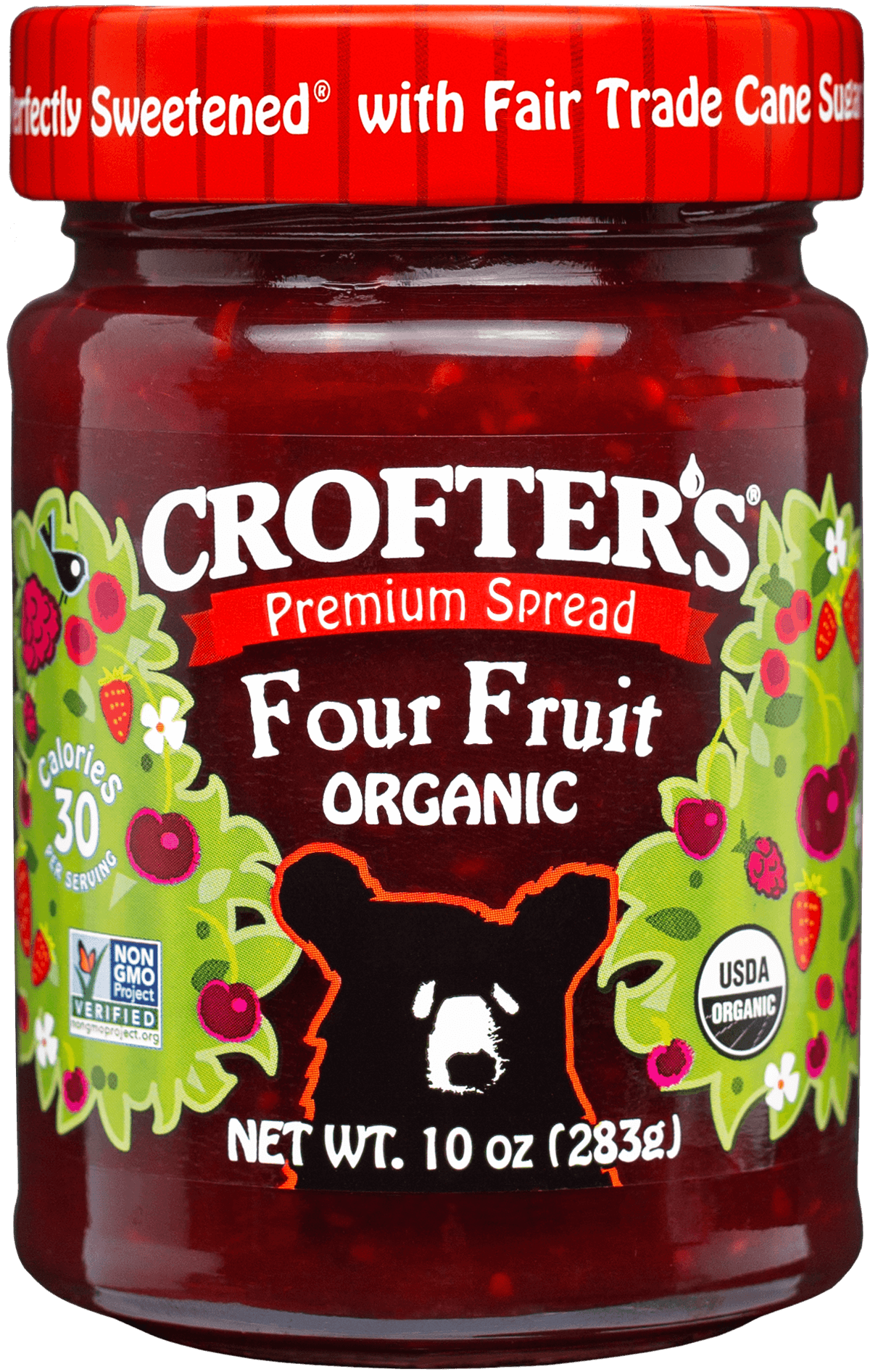 Organic Four Fruit Jam Crofter's Organic