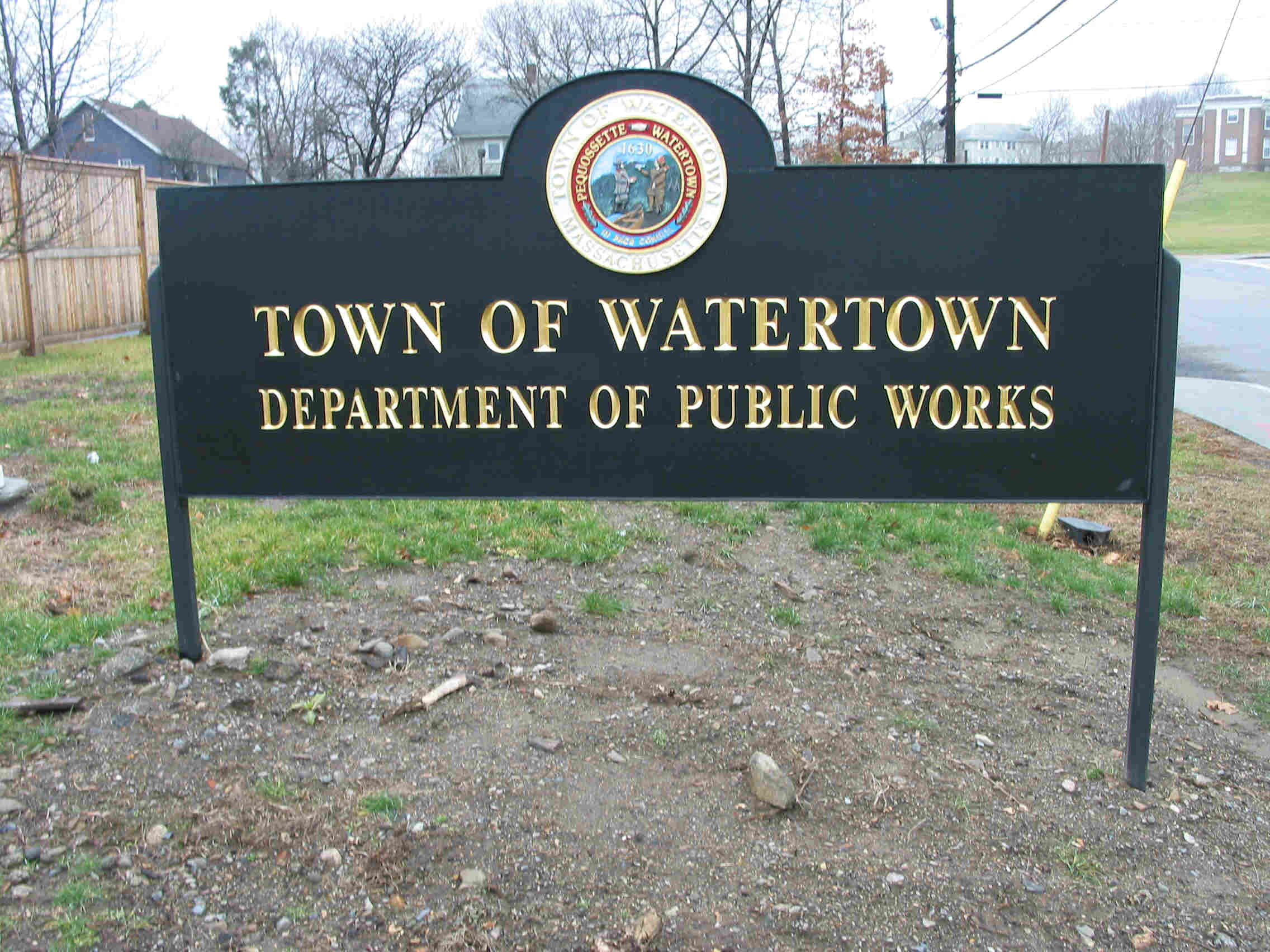Town of Watertown Department of Public Works Cronin Signs and Truck
