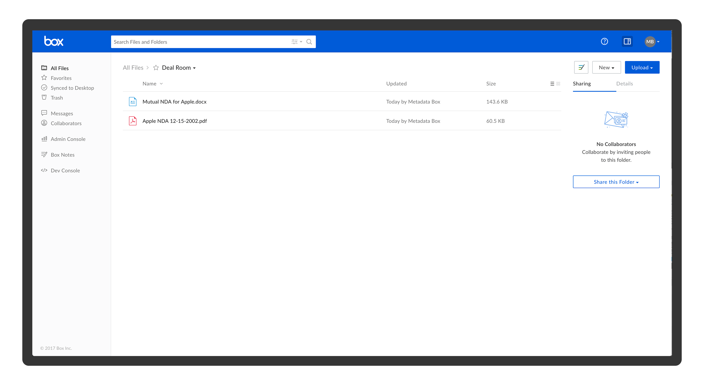 Contracts Management Crooze Corporation MetaData and Collaboration