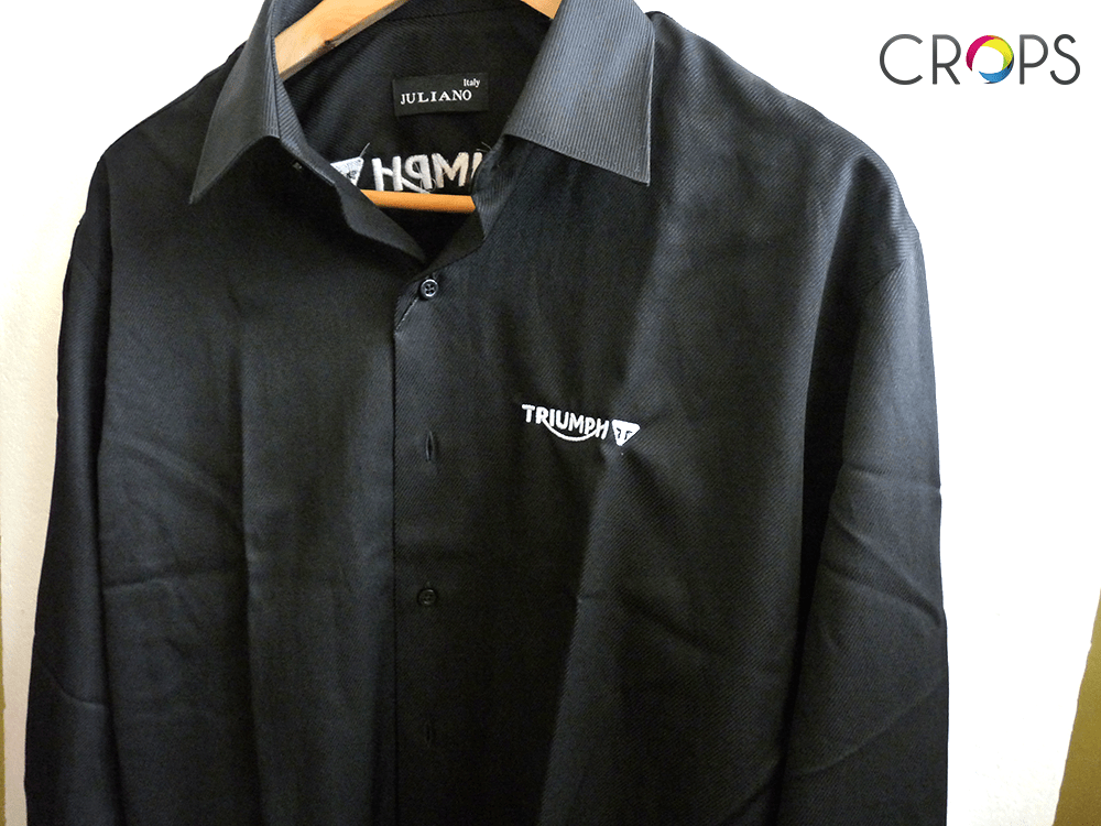 Custom Embroidered Shirts Advertising agency Crops