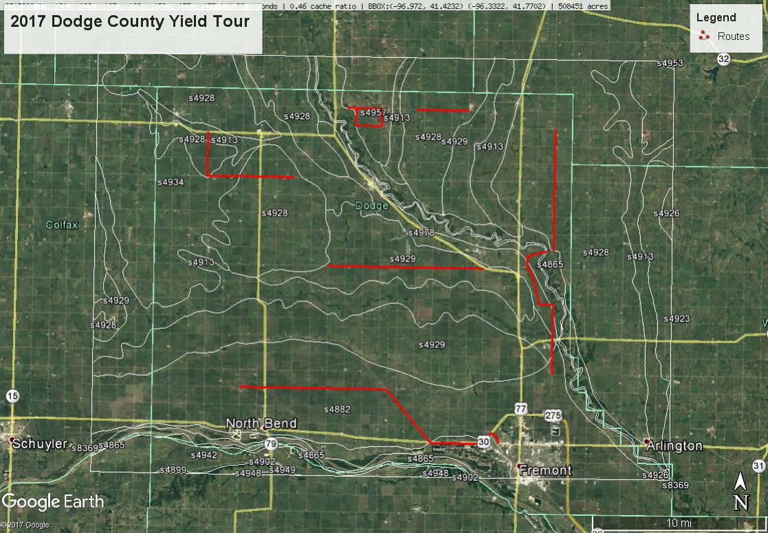 2017 Dodge County Crop Tech Cafe Yield Tour