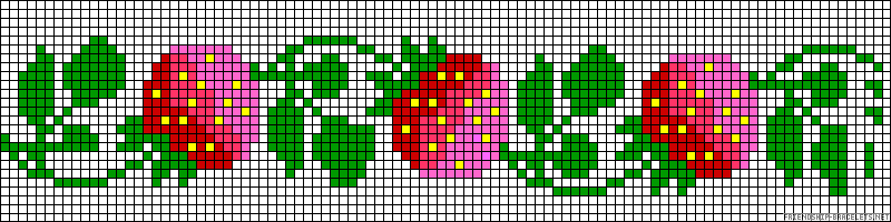 Strawberries To Stitch As A Border Or A Bookmark Cross Stitch