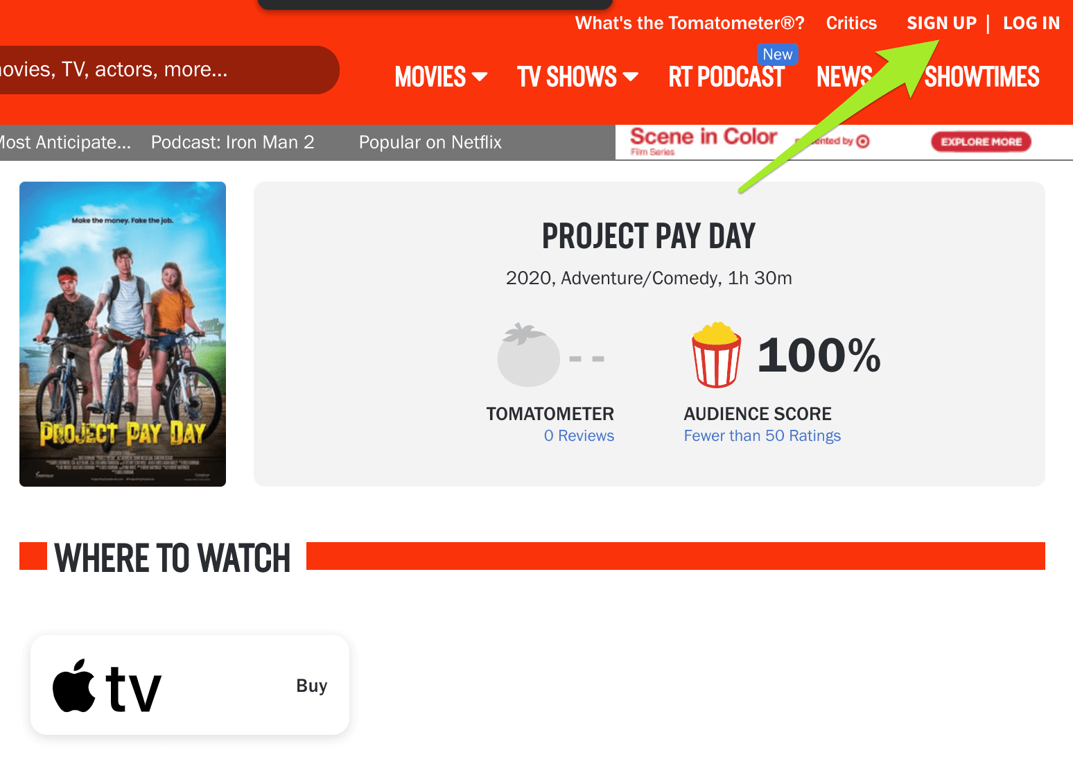 Rotten Tomatoes Review Crossbow Studio