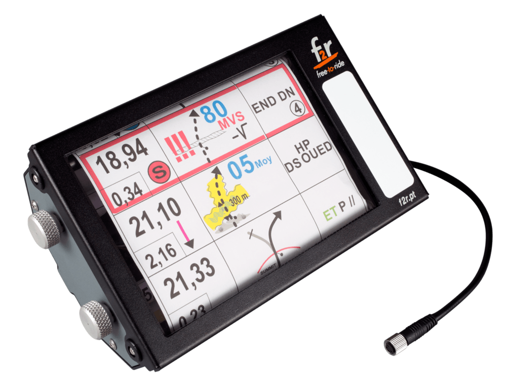 F2R RB850 Rally electric roadbook holder CrossCountry Adventures