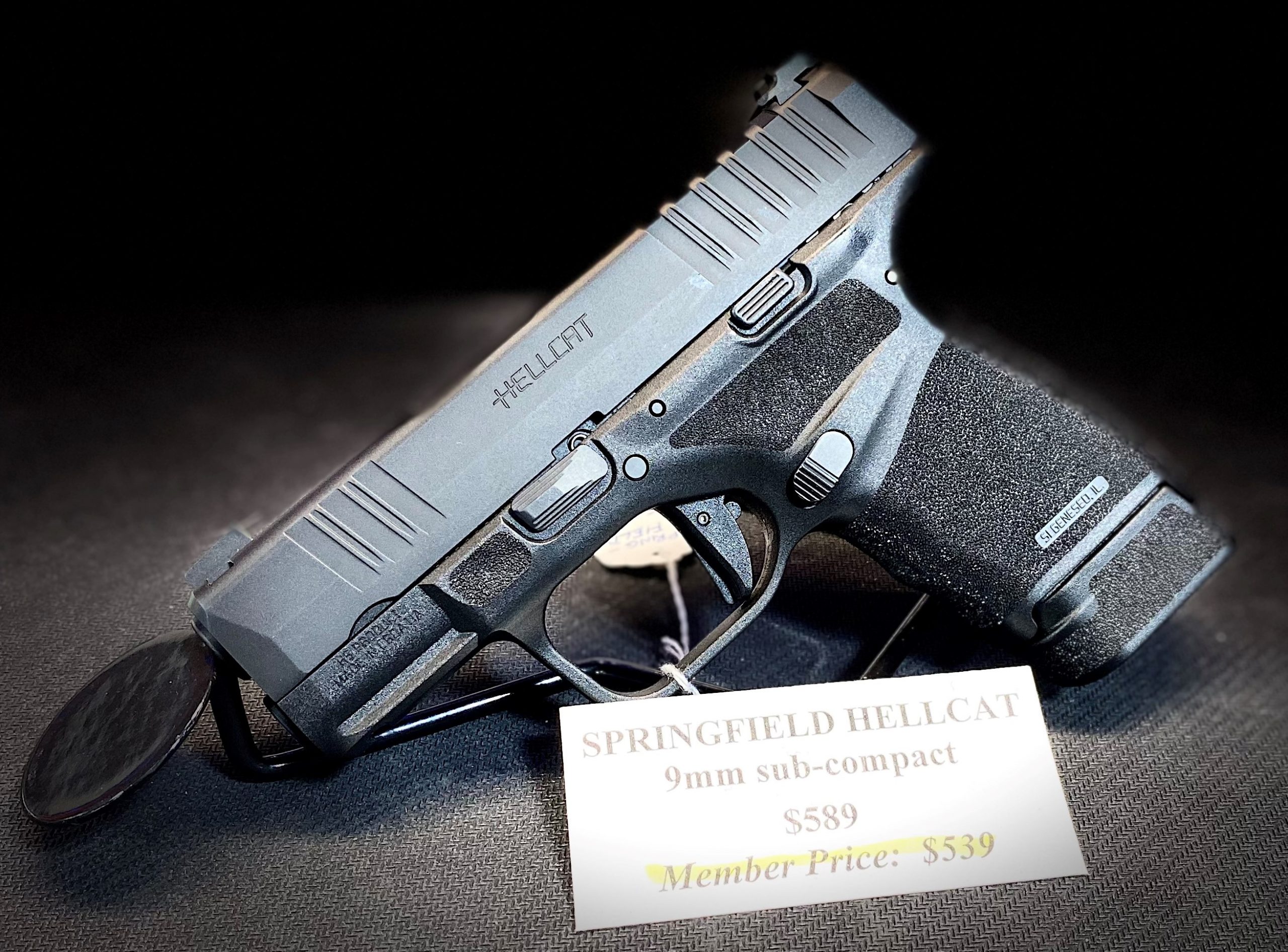 Springfield Armory Hellcat 9mm • Cross Hairs Indoor Gun Range