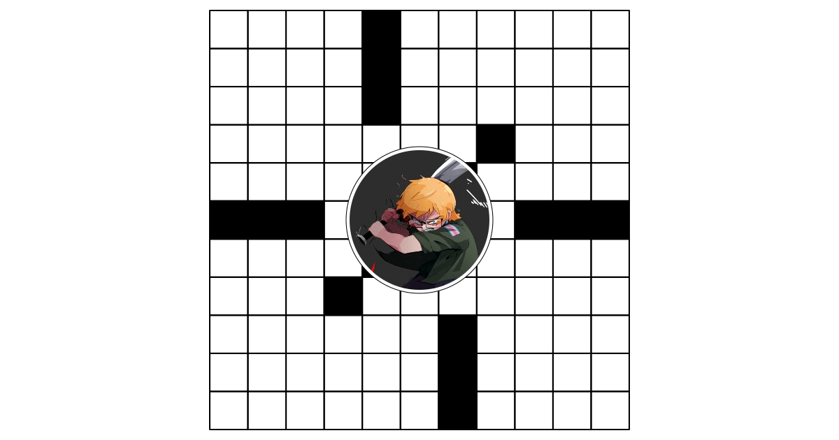 Menace 21 Crosshare crossword puzzle