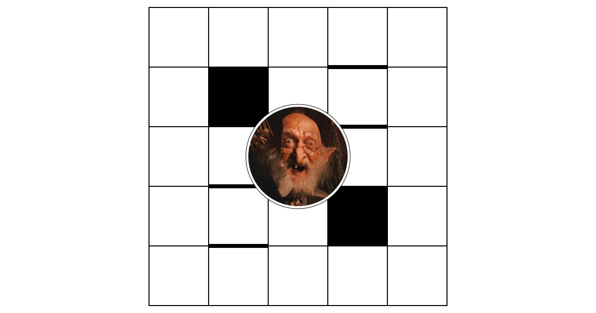 Cryptic 5x5 35 by tuber Crosshare crossword puzzle