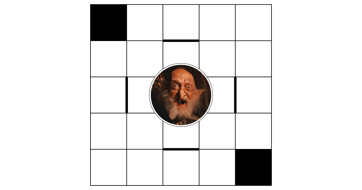 Cryptic 5x5 17 by tuber Crosshare crossword puzzle