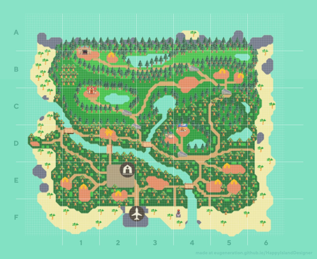 Animal Crossing New Horizons Map Design Ideas CrossingCharm