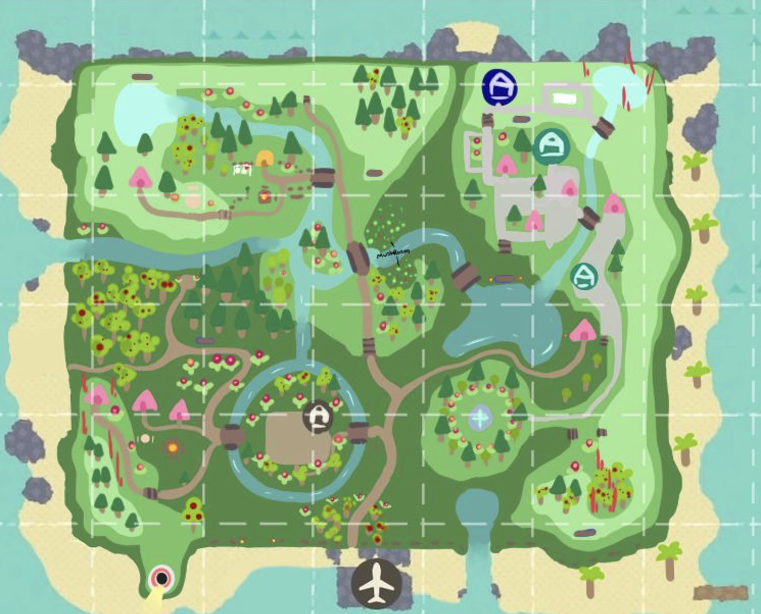 Animal Crossing New Horizons Map Design Ideas CrossingCharm