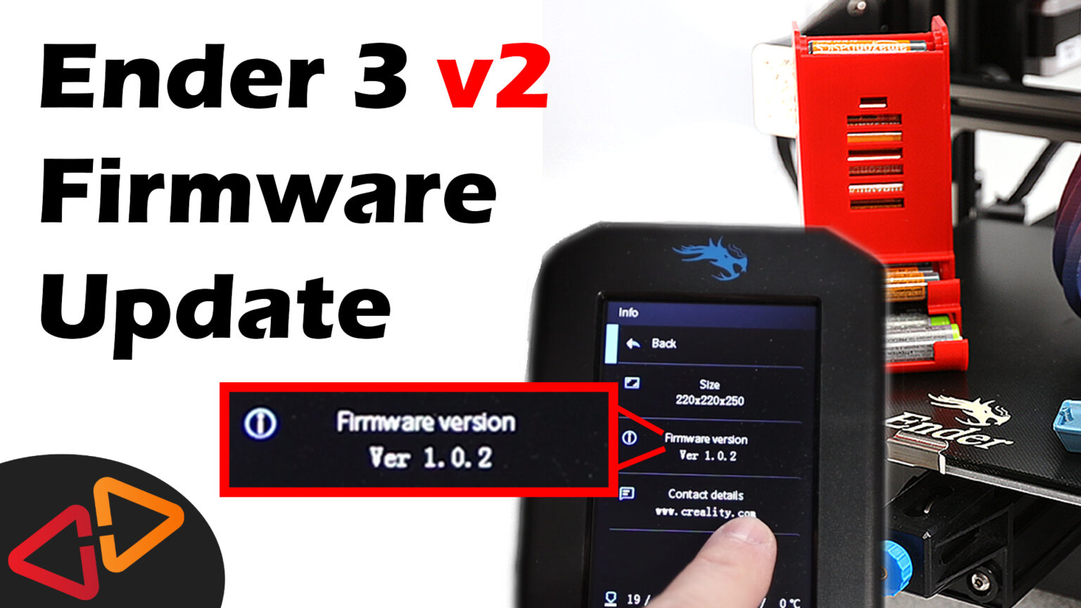 Ender 3 v2 How to upgrade firmware (mainboard and screen) Crosslink 3D