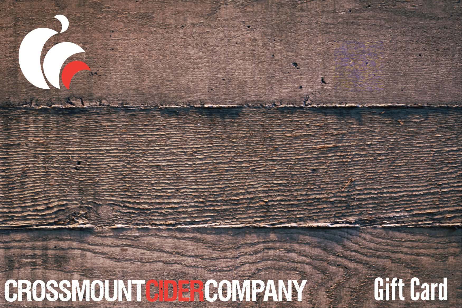Crossmount Cider Company Gift Card Crossmount Cider Company