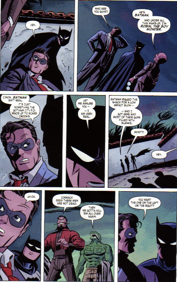 Batman meets the Spirit Crime Convention