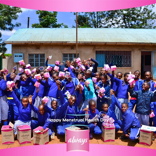 Always partners with local NGO to donate 1 million Sanitary Pads