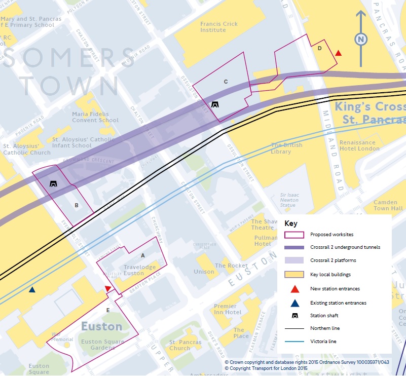 Euston St. Pancras Crossrail 2