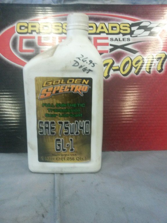 GOLDEN SPECTRO TRANSMISSION GEAR LUBRICANT Cross Roads Cycle Sales