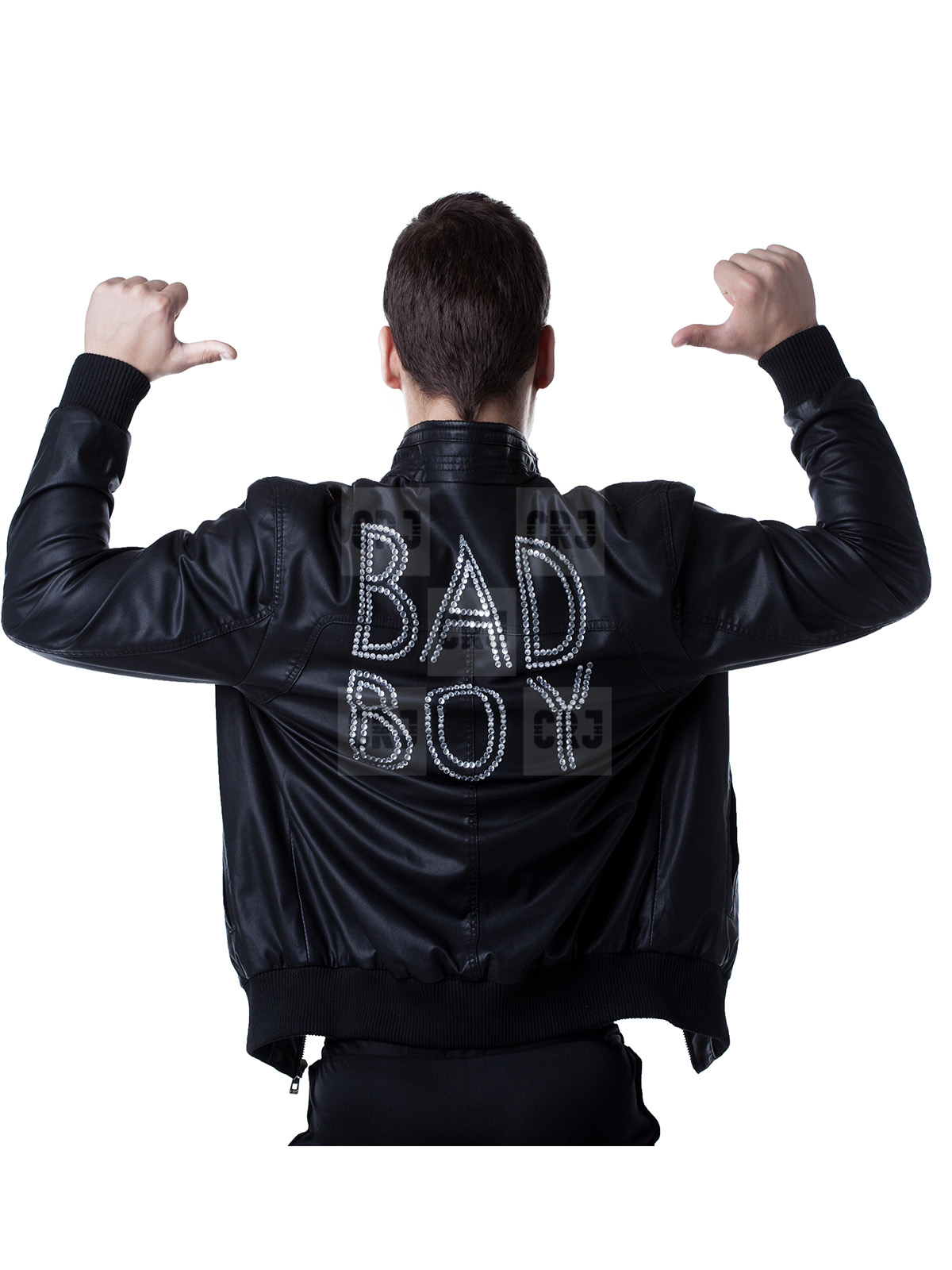 Bad Boy jacket Black Slim Fit Leather Jacket CRJ