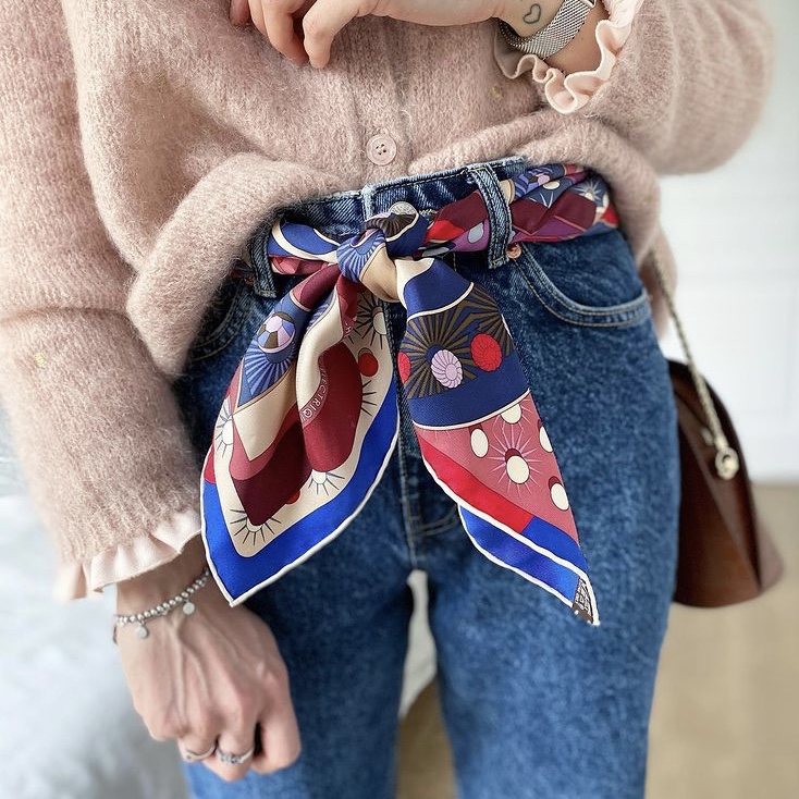 How To Wear Hermes Silk Scarf