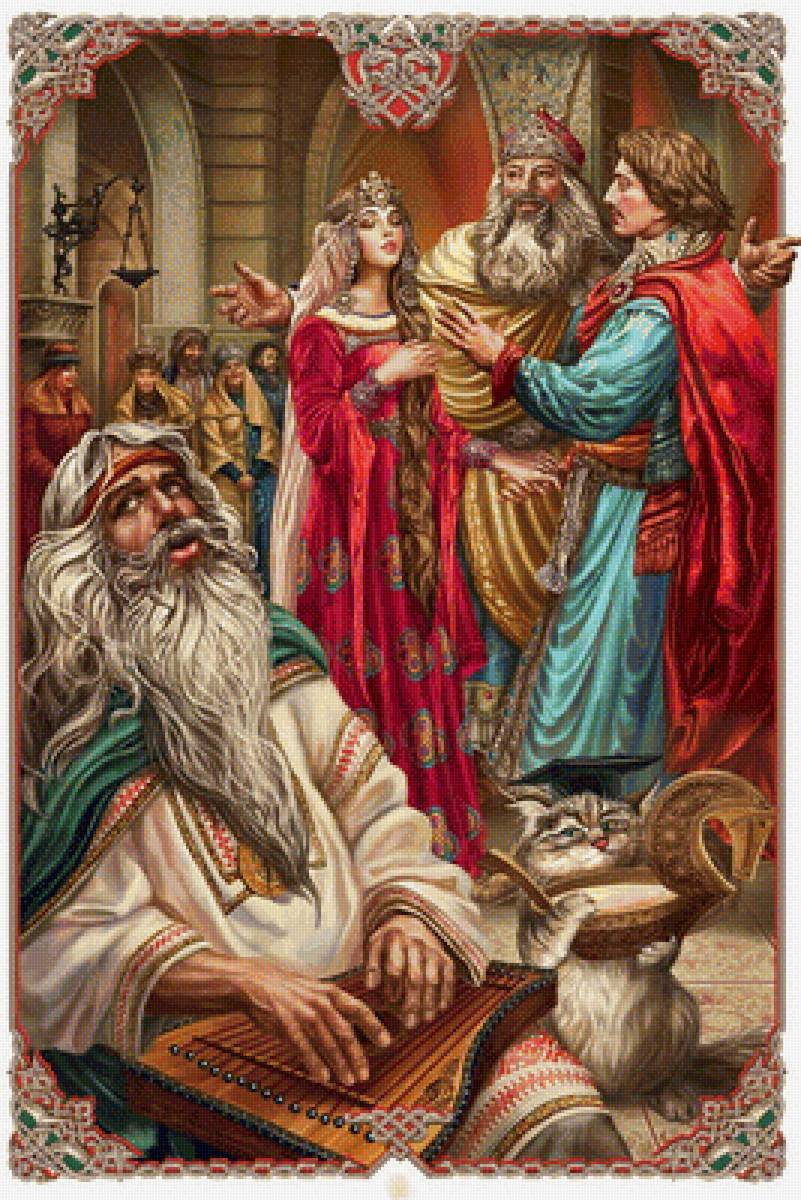 Схема вышивки «руслан и людмила» (№1789685) Вышивка крестом