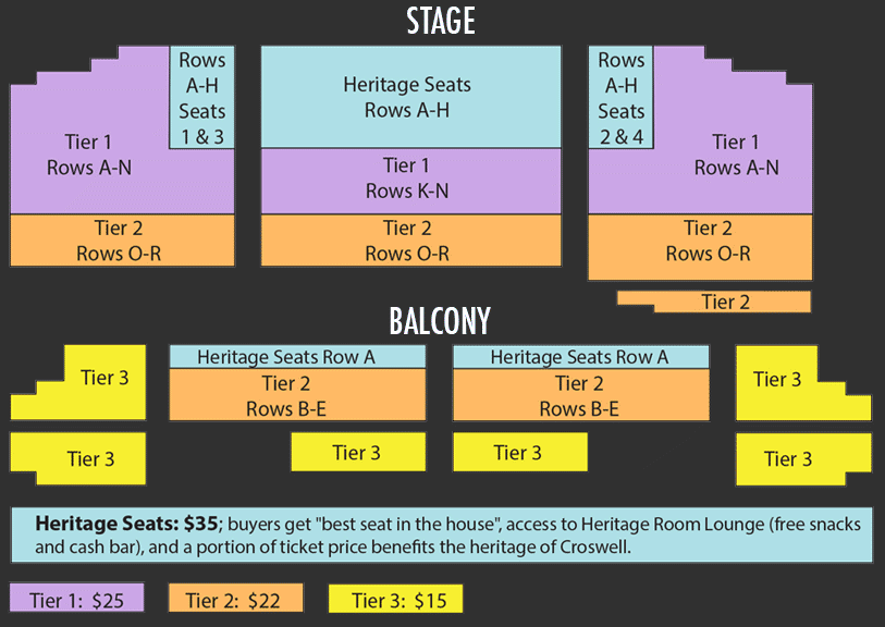 SeatingChart Croswell Opera House