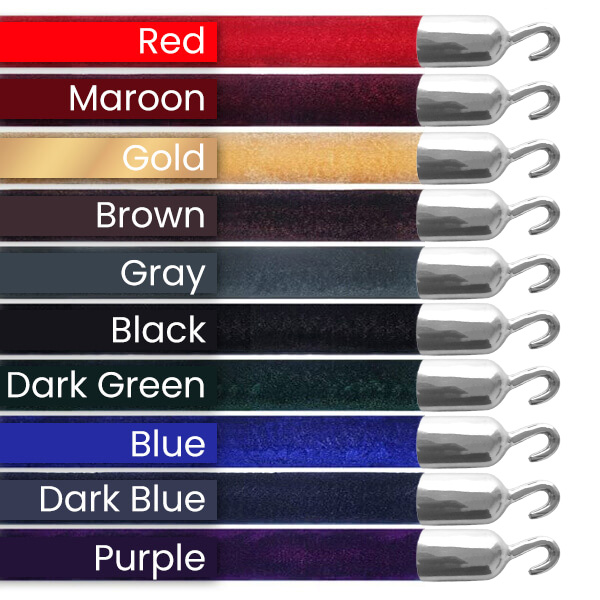 Velour Ropes Velour VIP Ropes Wholesale Post & Velour Ropes