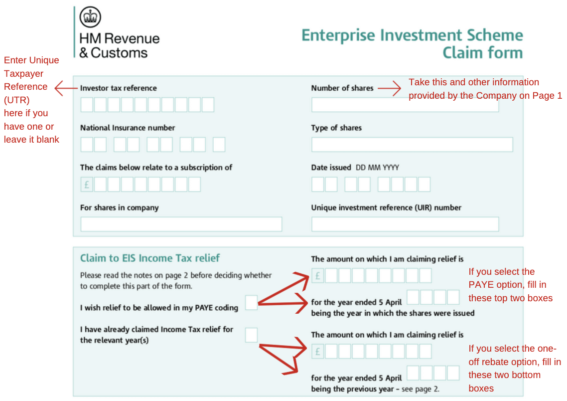 A stepbystep guide to completing an EIS Certificate