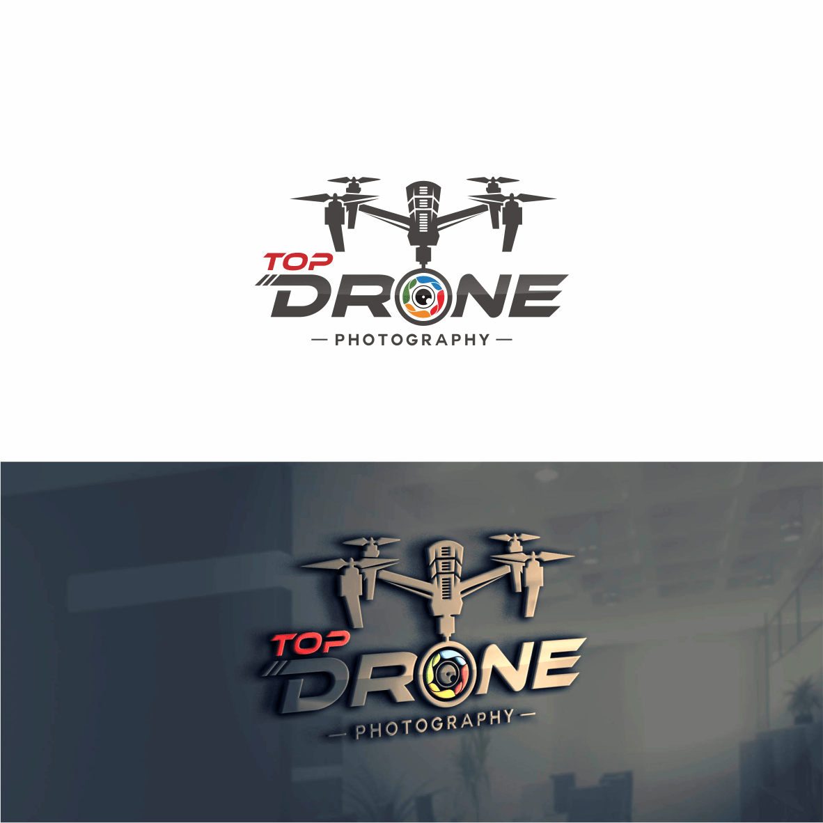 Drone photography logo, a Logo & Identity project by rkauk crowdspring