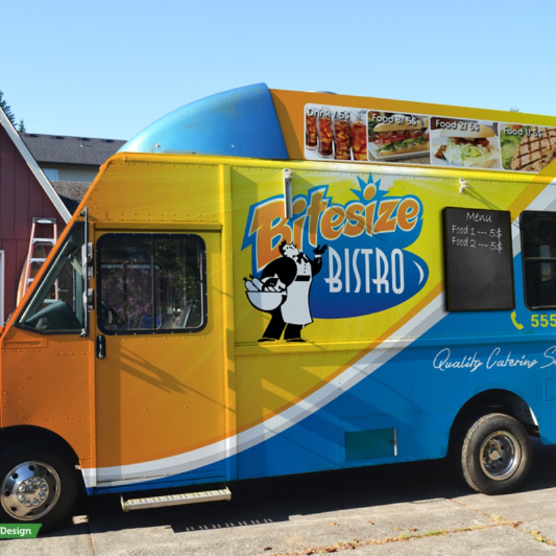 Food Truck Wrap Design, a Graphic Design & Illustration project by