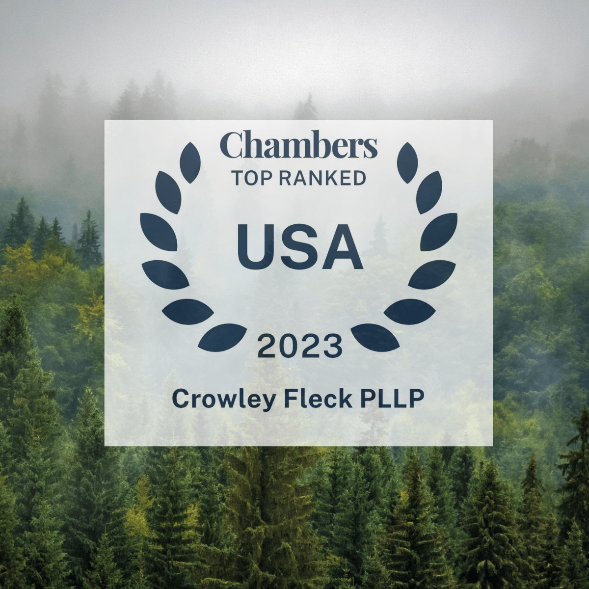 Chambers and Partners 2023 Rankings Crowley Fleck Law