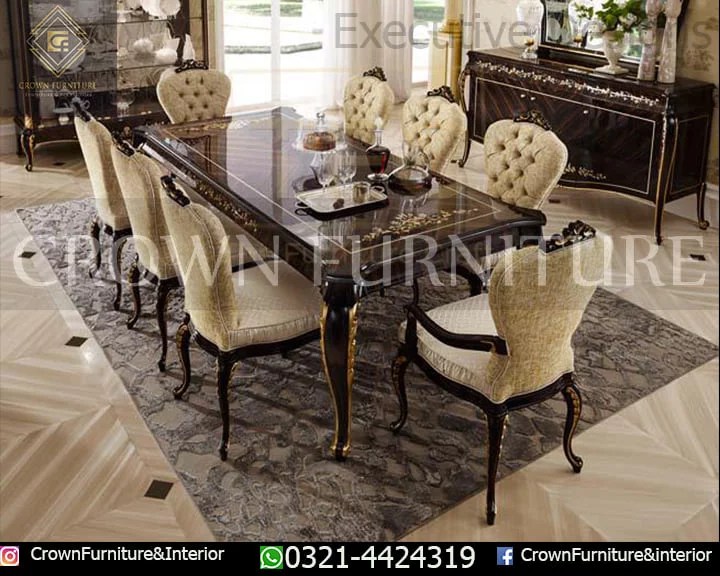 Dining Table 01 Furniture Design in Lahore Pakistan 2024