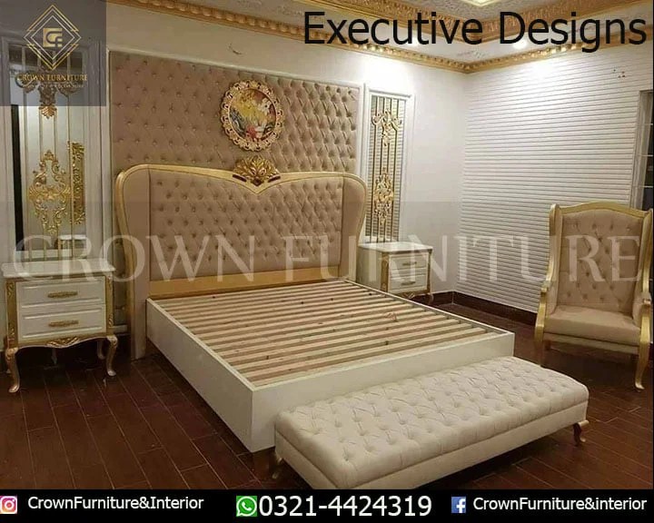 Bed Set 14 Furniture Design in Lahore Pakistan 2024