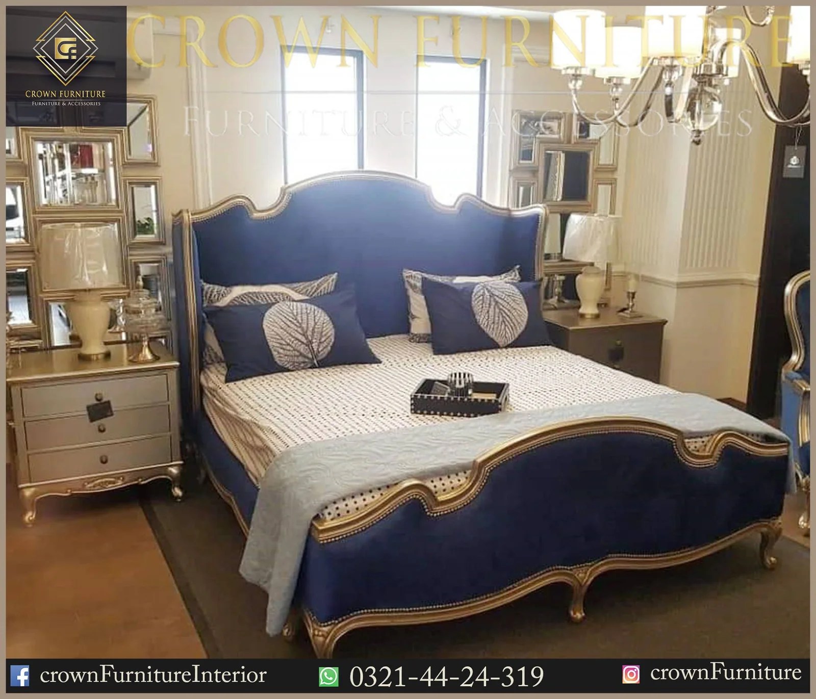 Bed Set 50 Furniture Design in Lahore Pakistan 2024