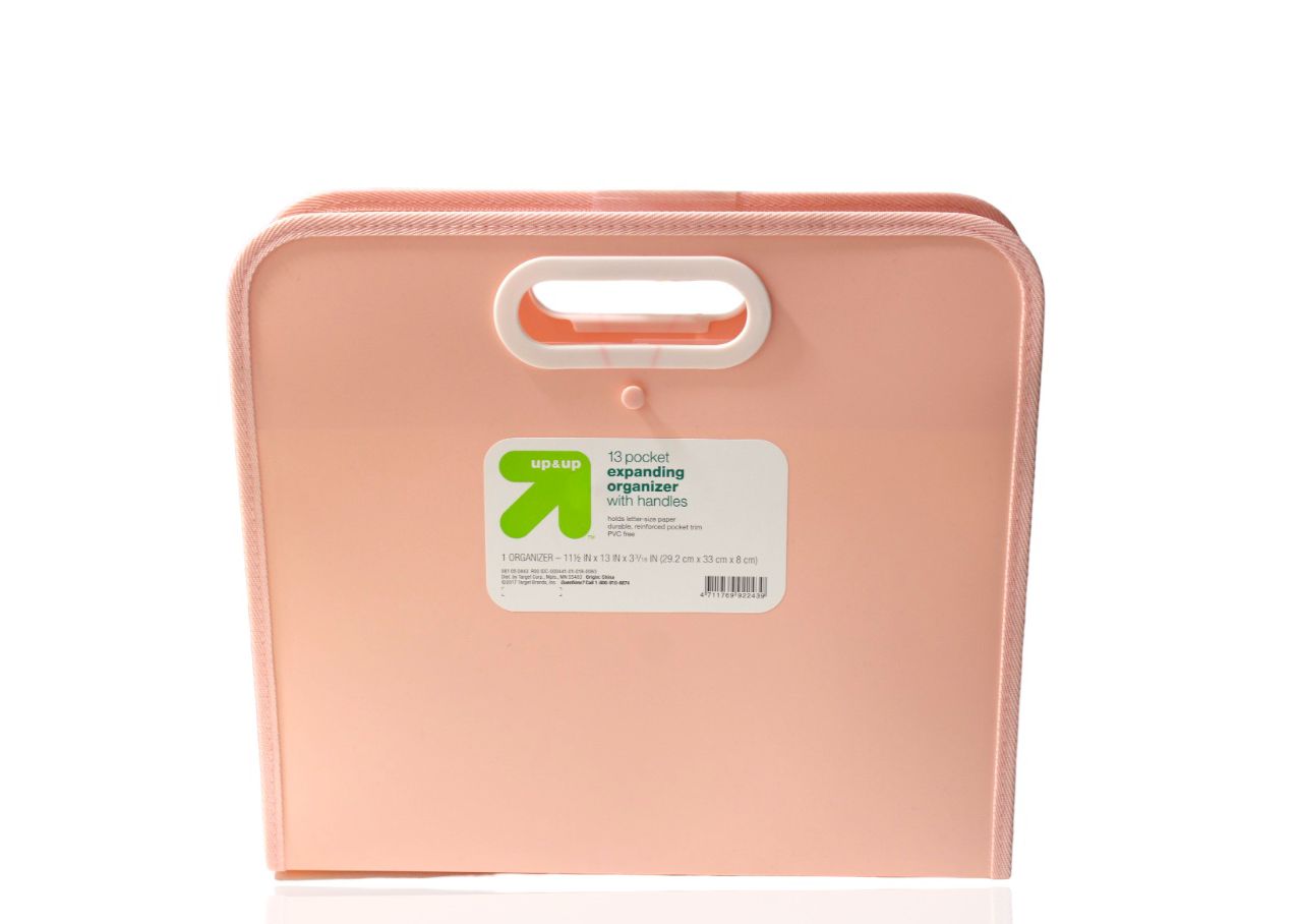 13 Pocket File Folder Expanding Organizer up&up™ Crown Office Supplies