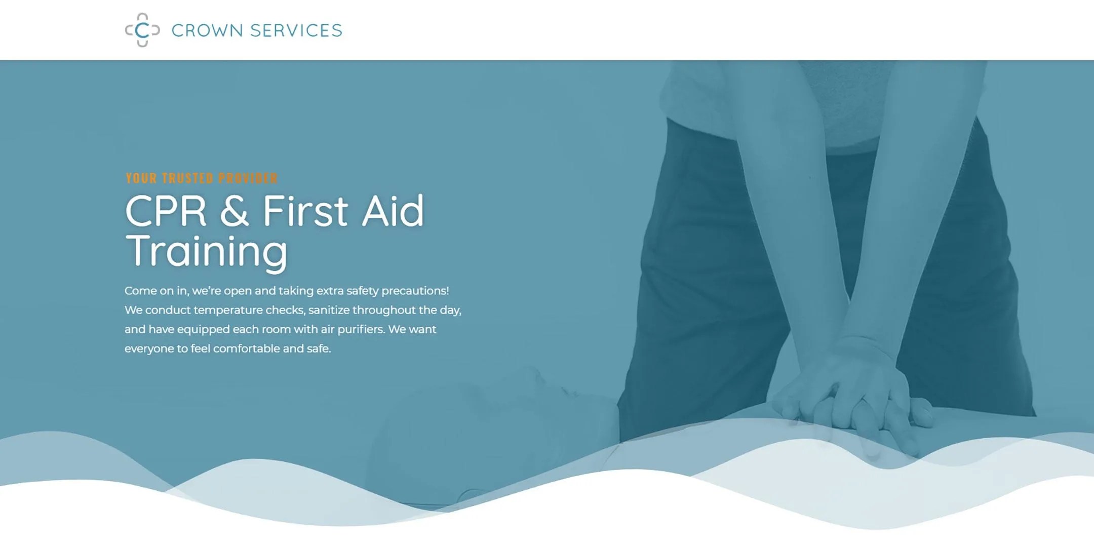 Heartsaver First Aid CPR AED Spanish Class Crown Services