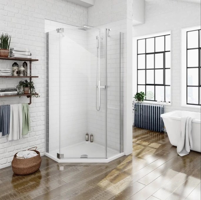 Elegance Exploring Pentagon Shower Enclosures