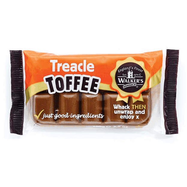 Walker’s Treacle Toffee 100g (UK) Crowsnest Candy Company