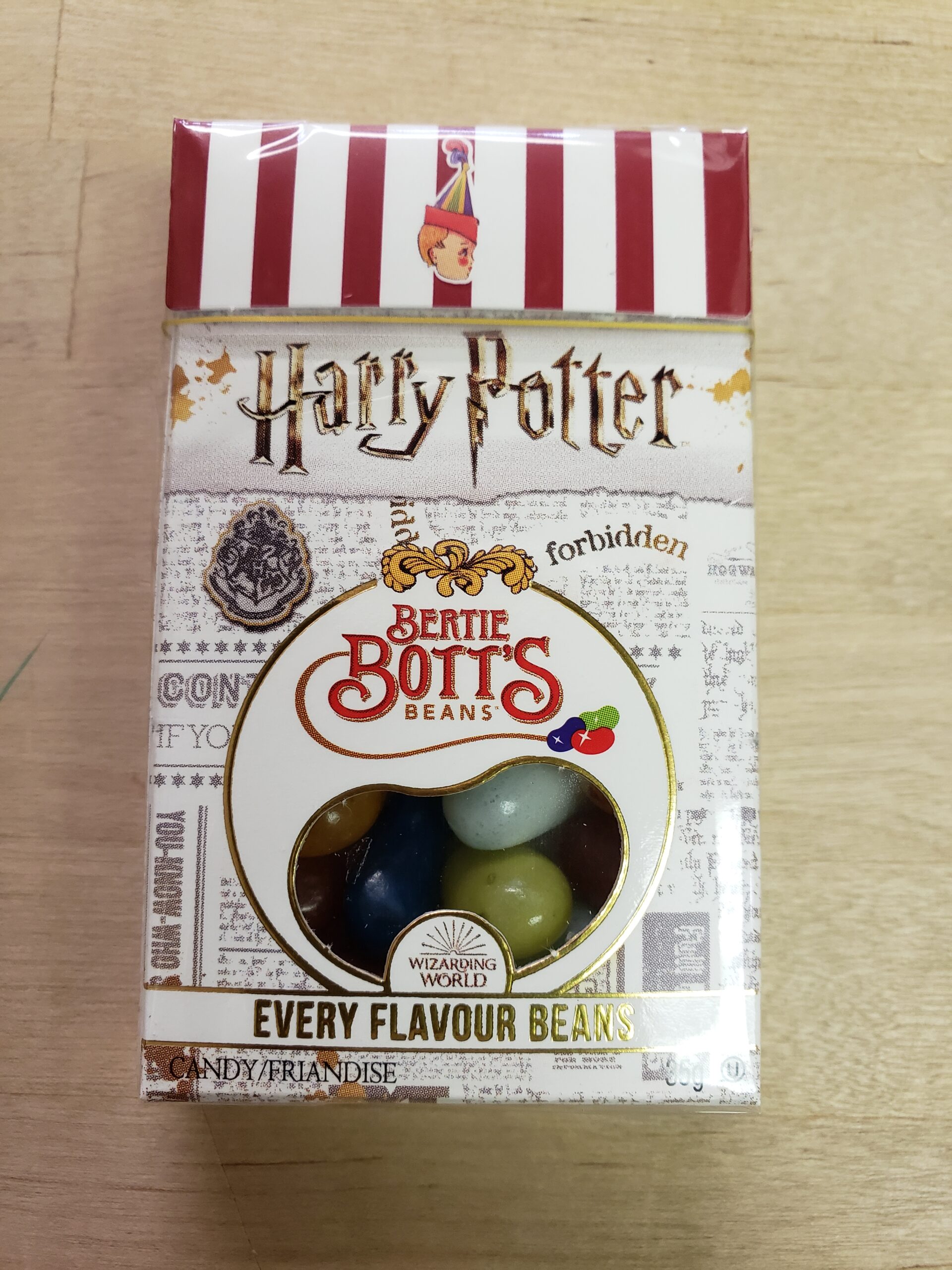 Jelly Belly Harry Potter Bertie Botts Box 35g Crowsnest Candy Company