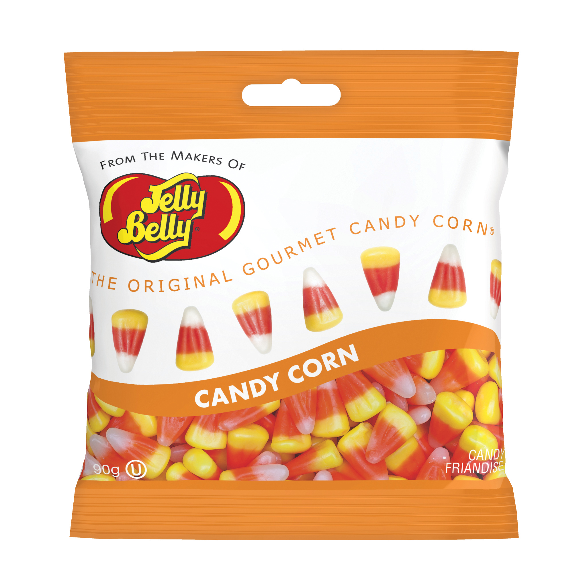 Jelly Belly Candy Corn Peg Bag 90g Crowsnest Candy Company