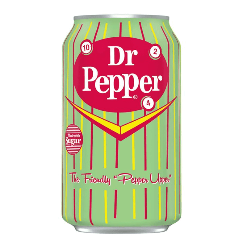 Dr Pepper Real Sugar Can 355ml Crowsnest Candy Company