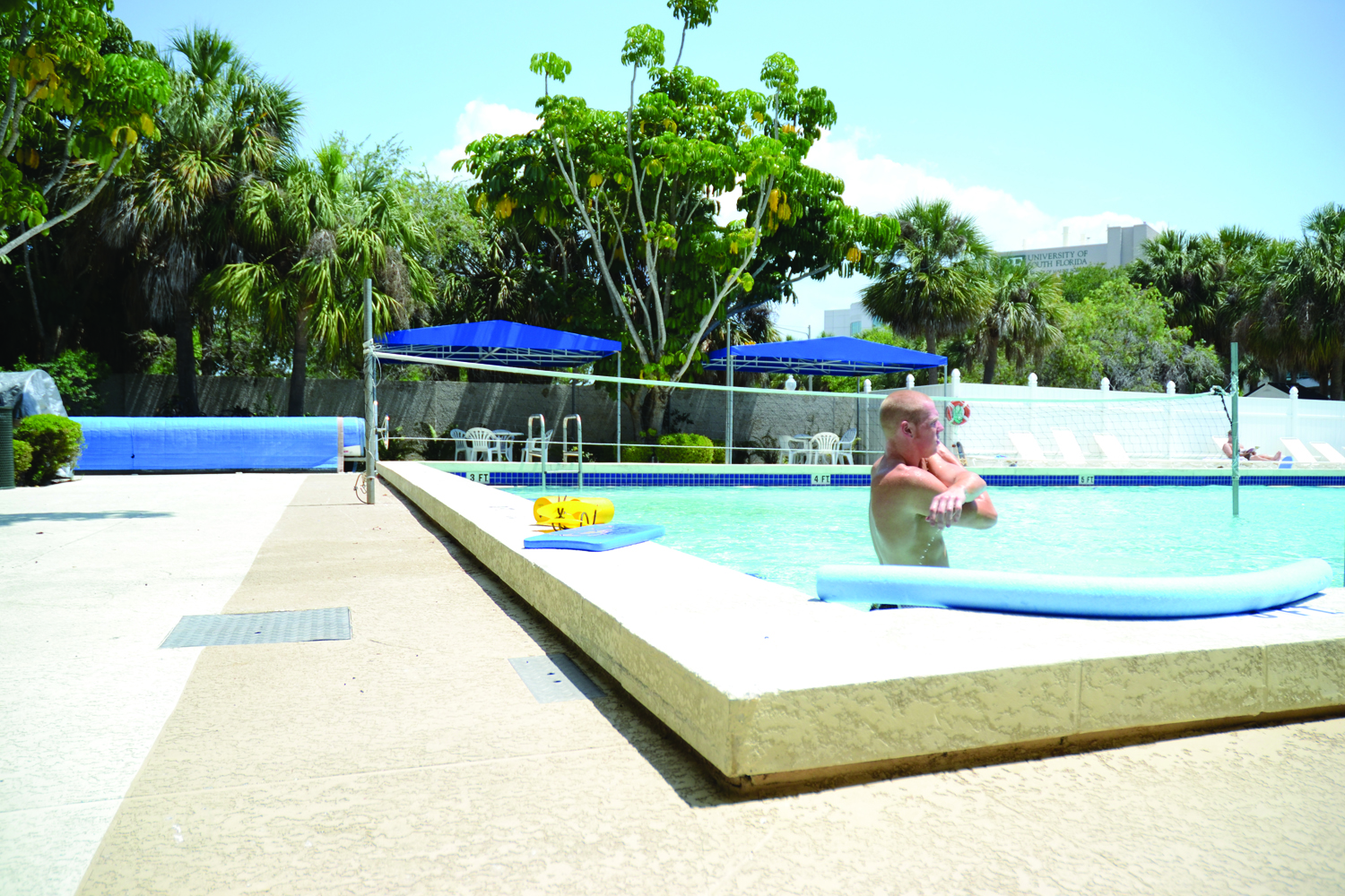 Waterfront pool losing water, needs repairs The Crow's Nest