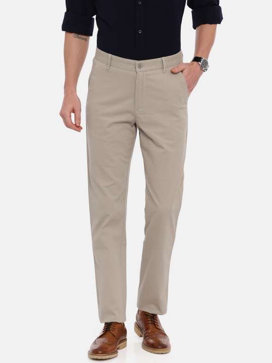 Grey Tapered Tailored Fit Chinos Trouser Croydon Fashions Shirts and Trousers