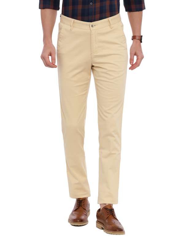 White Tapered Fit Chinos Trouser Croydon Fashions Shirts and Trousers