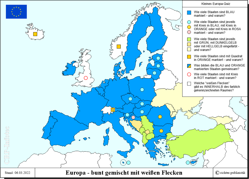 Die Europäische Union auf einen Blick Politik und Zeitgeschichte