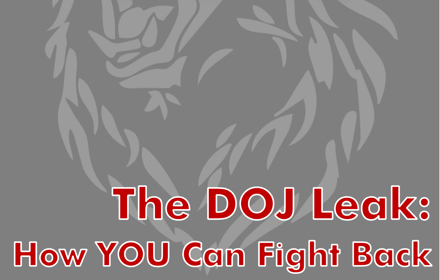 Info on filing claim against CA DOJ about leak12/25 deadline (Sample