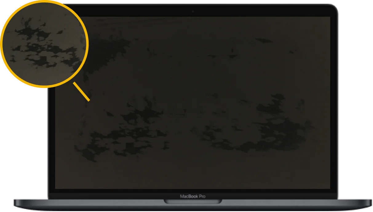 Screen delamination and antiglare CRS