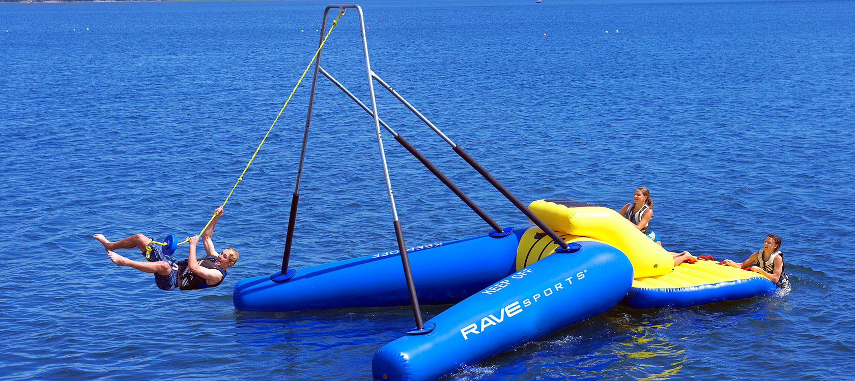 RAVE Rope Swing Freestanding Package Water Rope Swing