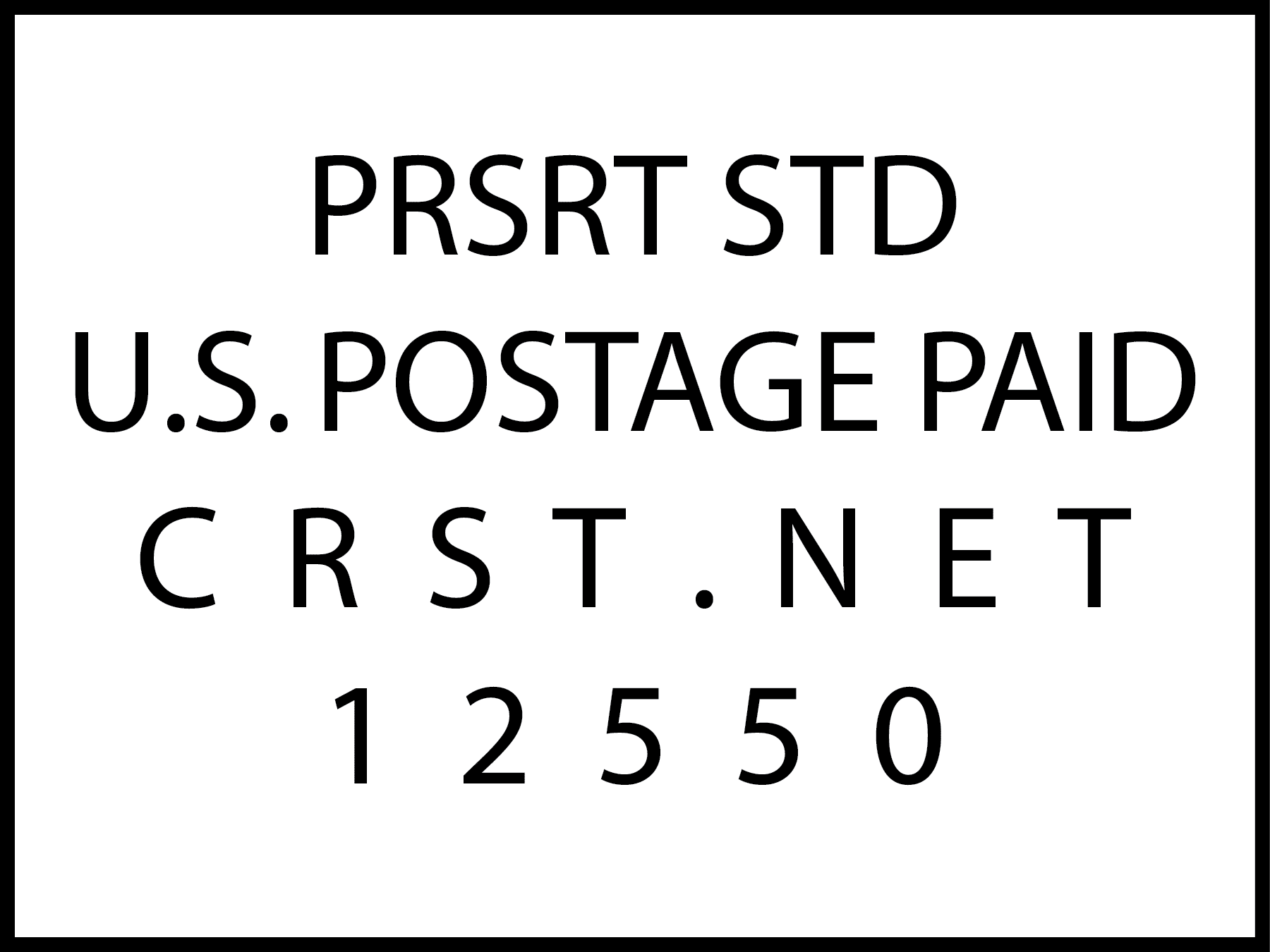 Permits for Mailing with CRST Cornerstone Services, Inc.